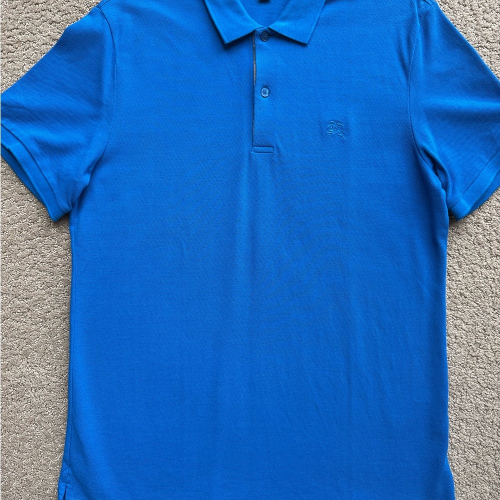 Burberry Blue Polo Shirt